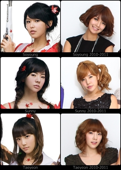 girls generation before and after. Before and after